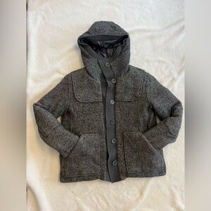 Escada Sport High End Reversible Wool and Puffer Jacket